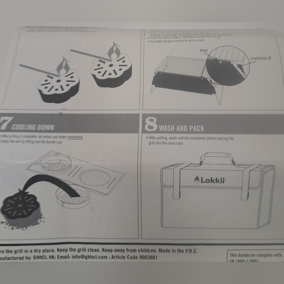 Brand New Lokkii Smart  Grill Portable BBQ Home & Away Kitchen - Picture 5 of 5